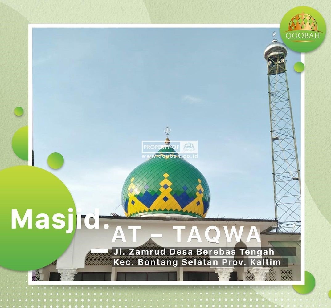 Jual Kubah Masjid Di Kota Bontang Garansi Warna Tahun