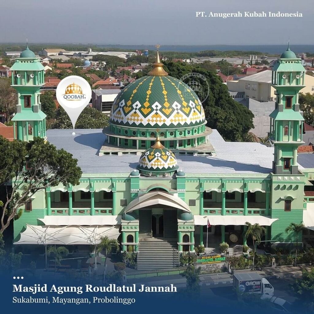 Jual Kubah Masjid Probolinggo Spesialis Enamel Dan Galvalum