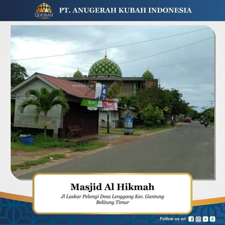 Masjid Al Hikmah Lenggang Belitung Timur